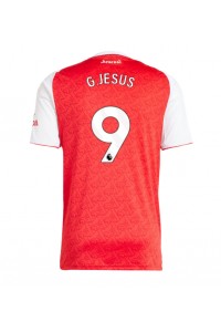 Arsenal Gabriel Jesus #9 Jalkapallovaatteet Kotipaita 2025-26 Lyhythihainen